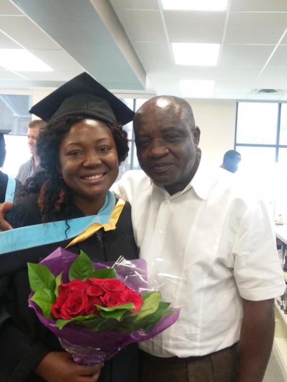 Dr Denis at Daughter's Graduation 